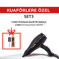 Ventoso Hairdresser Blow Dryer Set of 3