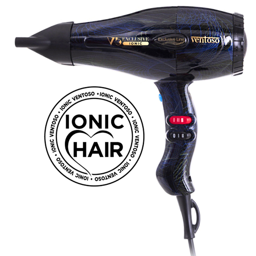 Ventoso V5 Exclusive Ionico 2500 W Asciugacapelli Professionale Streapy