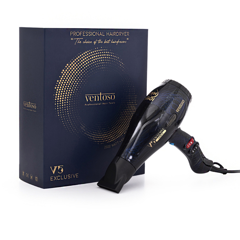 Ventoso V5 Exclusive Ionico 2500 W Asciugacapelli Professionale Streapy