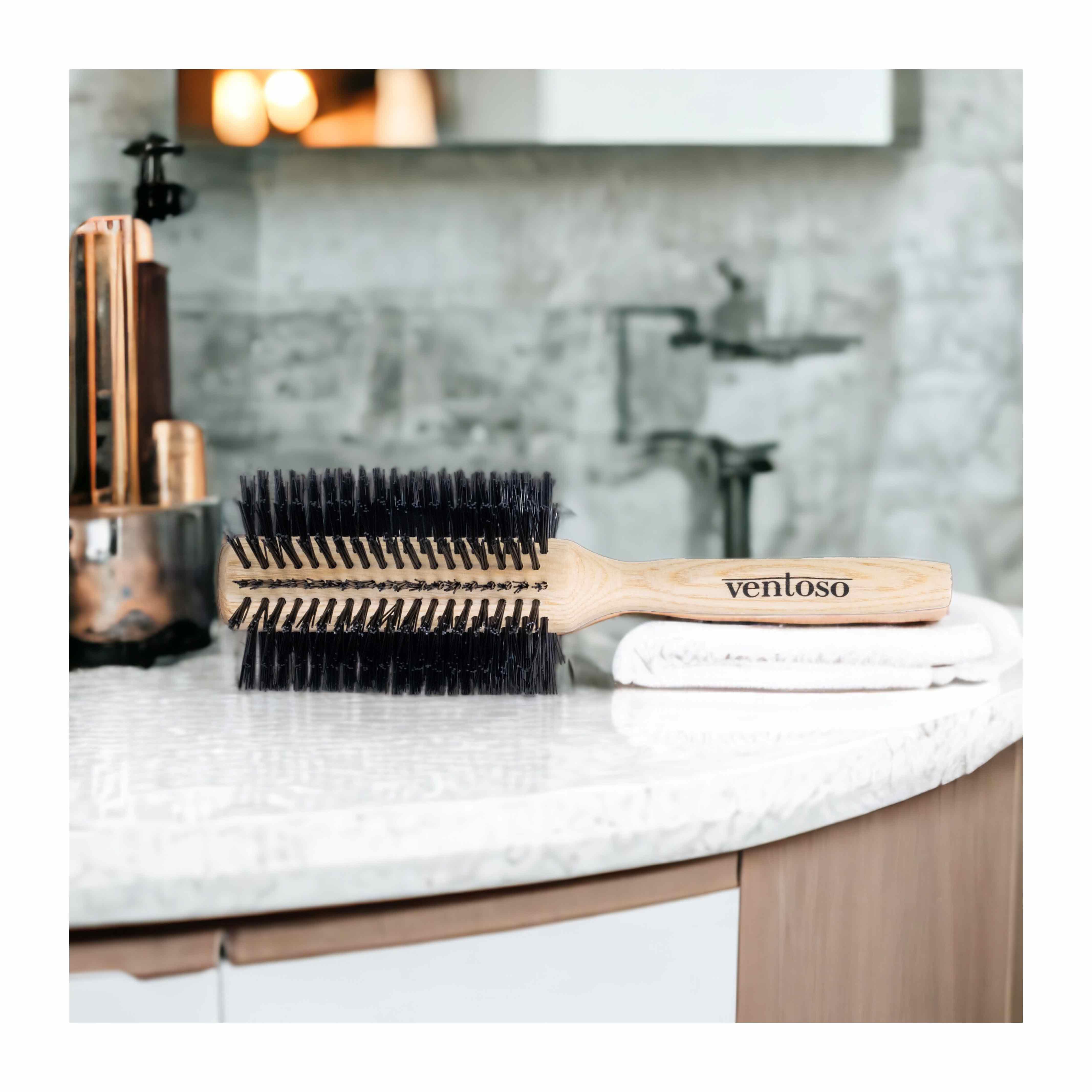 Ventoso Brush Natura No:6 Ahşap Fön Fırçası - Ventoso