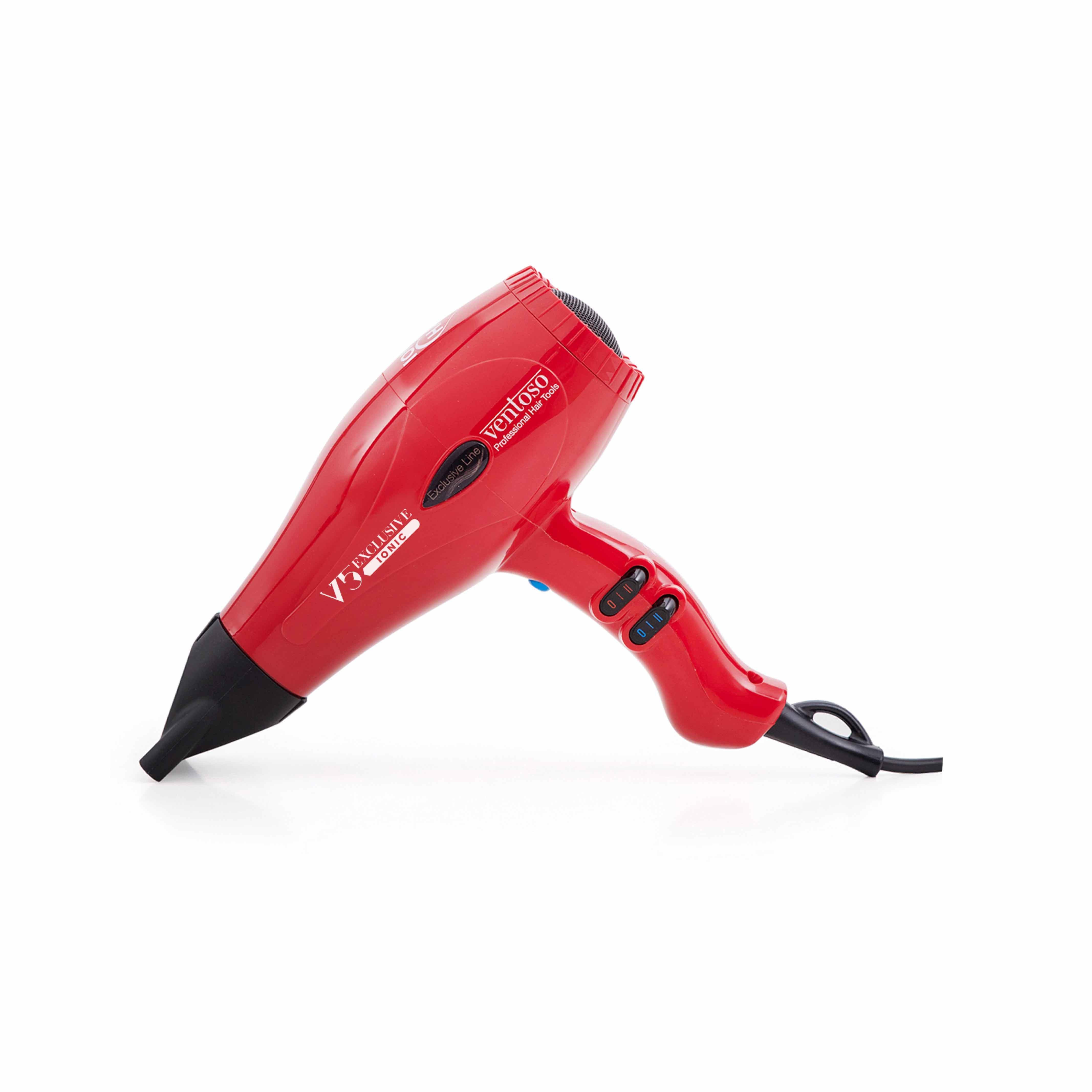 Ventoso V5 Exclusive İyonik 2500 W Profesyonel Fön Makinesi Rosso