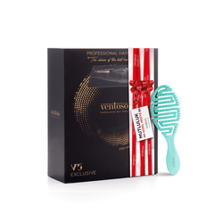 Ventoso V5 Exclusive İyonik Profesyonel Fön Makinesi Nero + Ventoso Labirent Tarak Su Yeşili - Ventoso