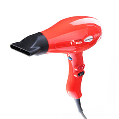 Asciugacapelli professionale Ventoso V5 Silex5000 2500 W con spazzola in legno rosso