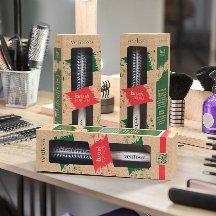 Ventoso Brush Natura No:5 Ahşap Fön Fırçası - Ventoso