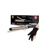 Ventoso Titanyum Kaplı Profesyonel Saç Maşası 32mm Isıya Dayanıklı Maşa Eldivenli - Ventoso