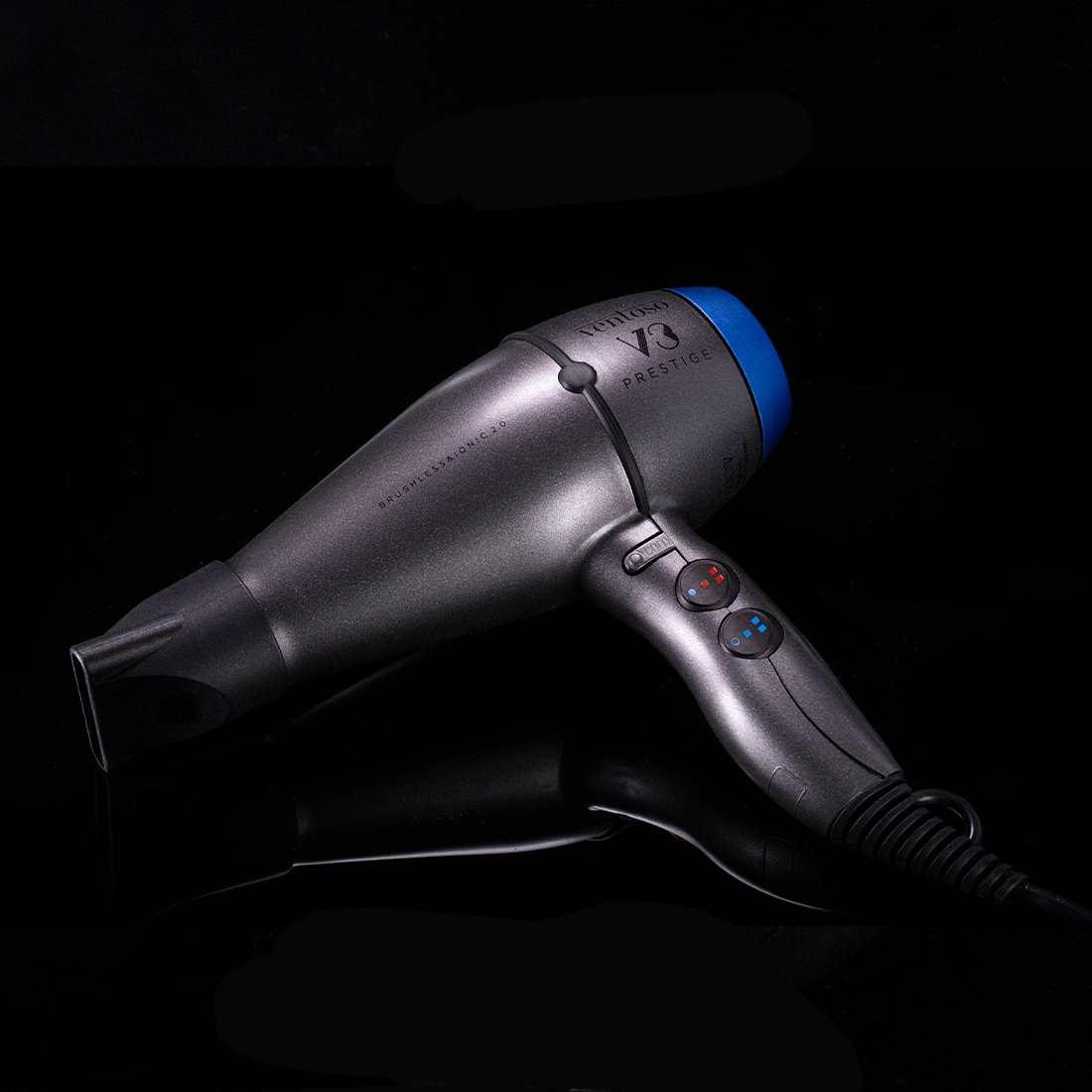 Ventoso V3 Prestige Brushless & Ionic 2.0 2500 W Profesyonel Fön Makinesi Altaic Blue - Ventoso