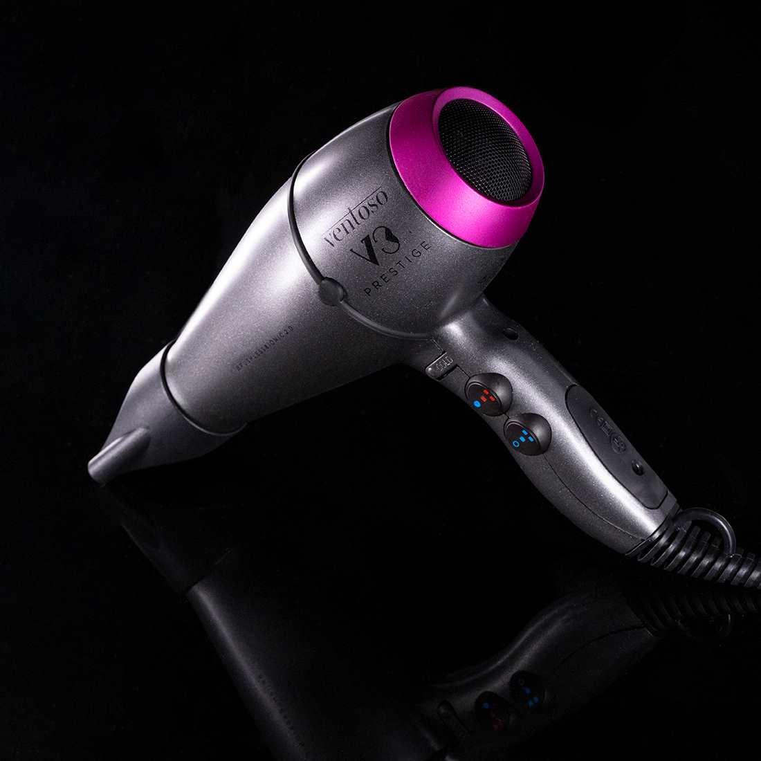 Ventoso V3 Prestige Brushless & Ionic 2.0 2500 W Profesyonel Fön Makinesi Anatolian Fuschia - Ventoso