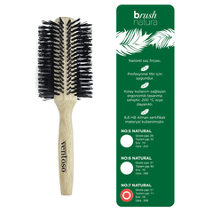 Ventoso V5 Exclusive İyonik Profesyonel Fön Makinesi Nero + Ventoso Brush Natura No:7 Ahşap Fön Fırçası - Ventoso