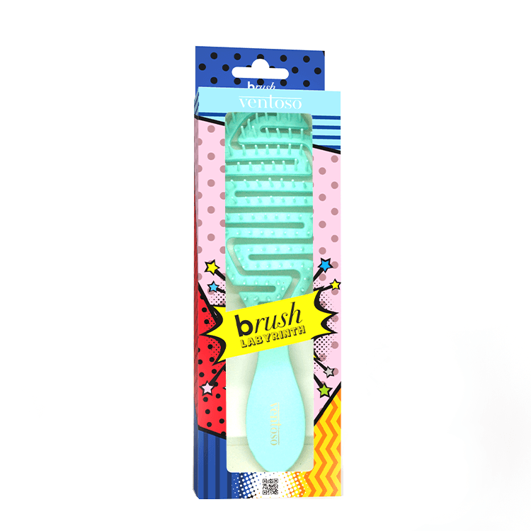 Ventoso V5 Exclusive İyonik Profesyonel Fön Makinesi Nero + Ventoso Labirent Tarak Su Yeşili - Ventoso