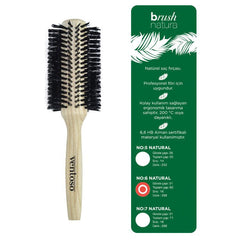 Ventoso V5 Exclusive İyonik Profesyonel Fön Makinesi Rosso + Ventoso Brush Natura No:6 Ahşap Fön Fırçası - Ventoso