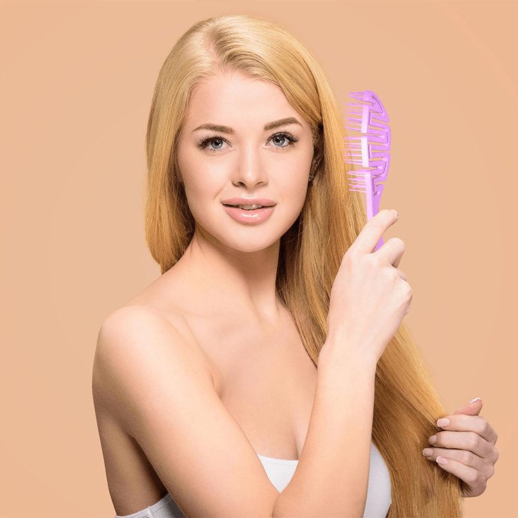 Ventoso V5 Exclusive İyonik Profesyonel Fön Makinesi Rosso + Ventoso Labirent Tarak Lila - Ventoso