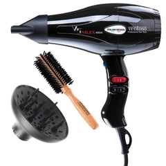 Ventoso V5 Silex5000 Siyah Saç Şekillendirme Seti - Ventoso