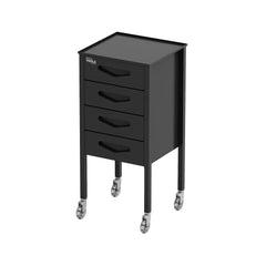 Kuaför Salonu Metal Servis Arabası - Siyah 222 RTM