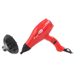 Ventoso V5 Silex5000 Professional Hair Dryer in Red with Difusor