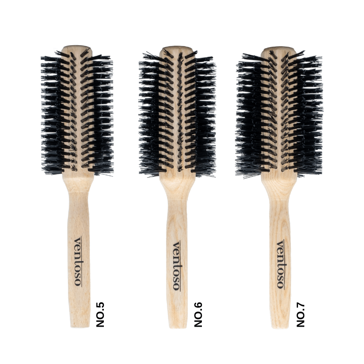 Ventoso Brush Natura No:5 Ahşap Fön Fırçası - Ventoso