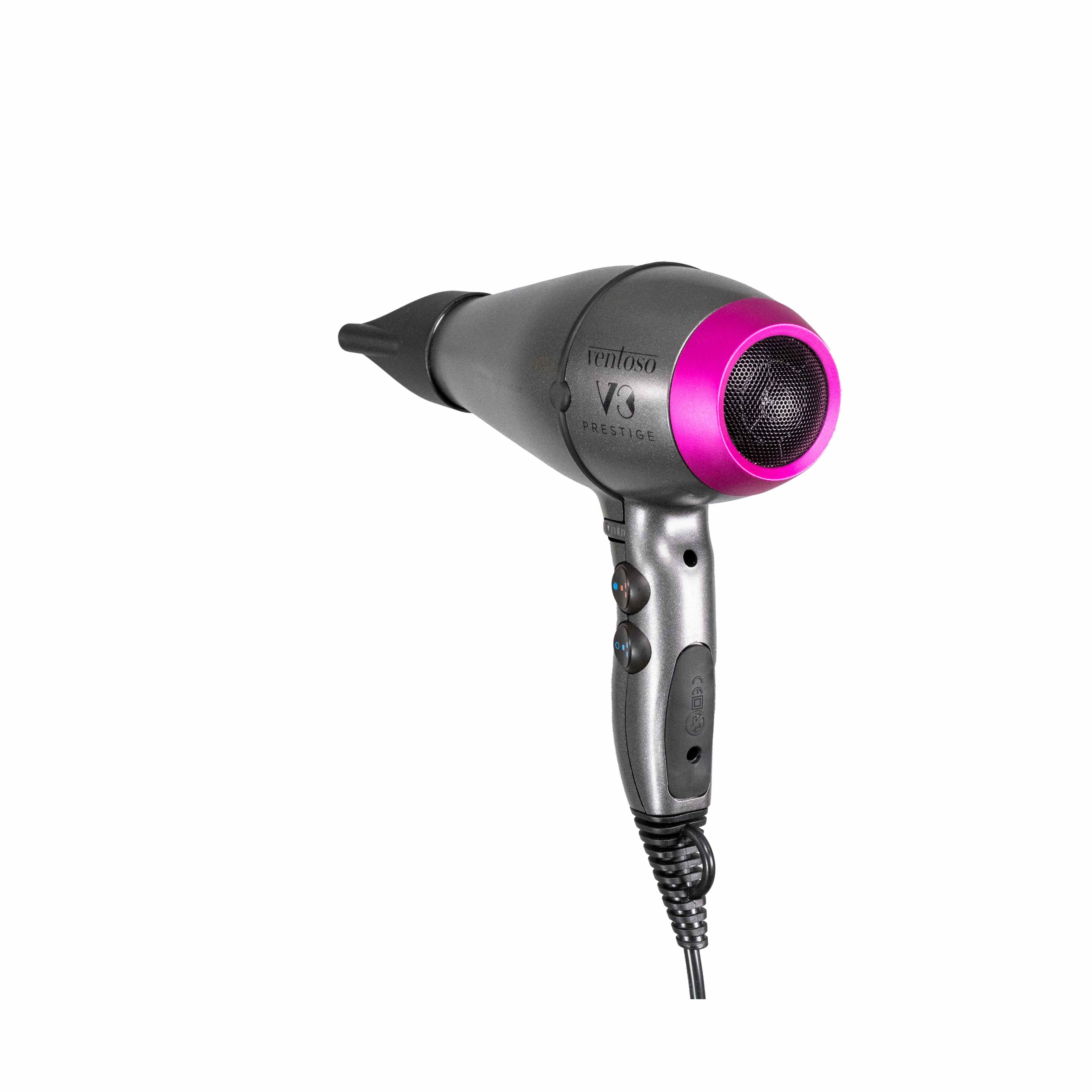 Ventoso V3 Prestige Brushless & Ionic 2.0 2500 W Profesyonel Fön Makinesi Anatolian Fuschia - Ventoso
