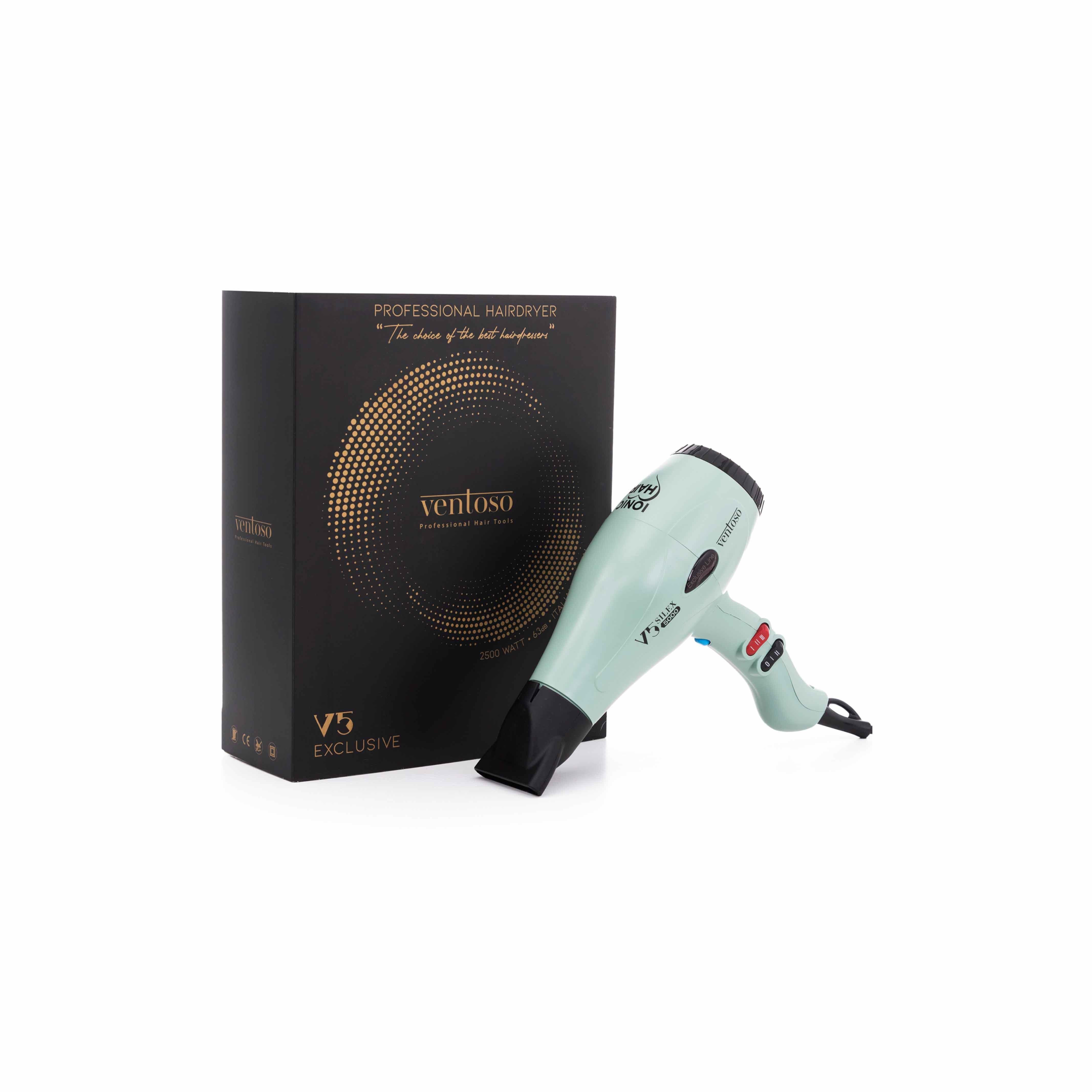 Ventoso V5 Exclusive İyonik 2500 W Profesyonel Fön Makinesi Greeny - Ventoso