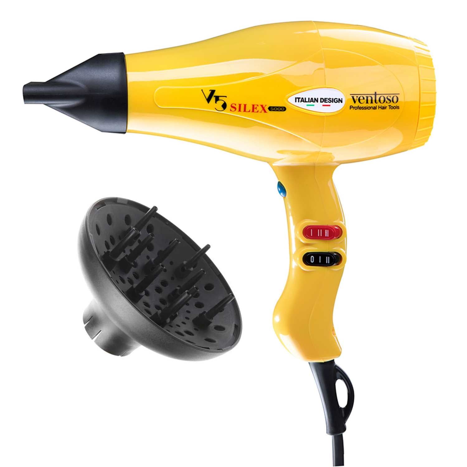 Ventoso V5 Silex5000 Profesyonel Fön Makinesi Sarı Vigolu