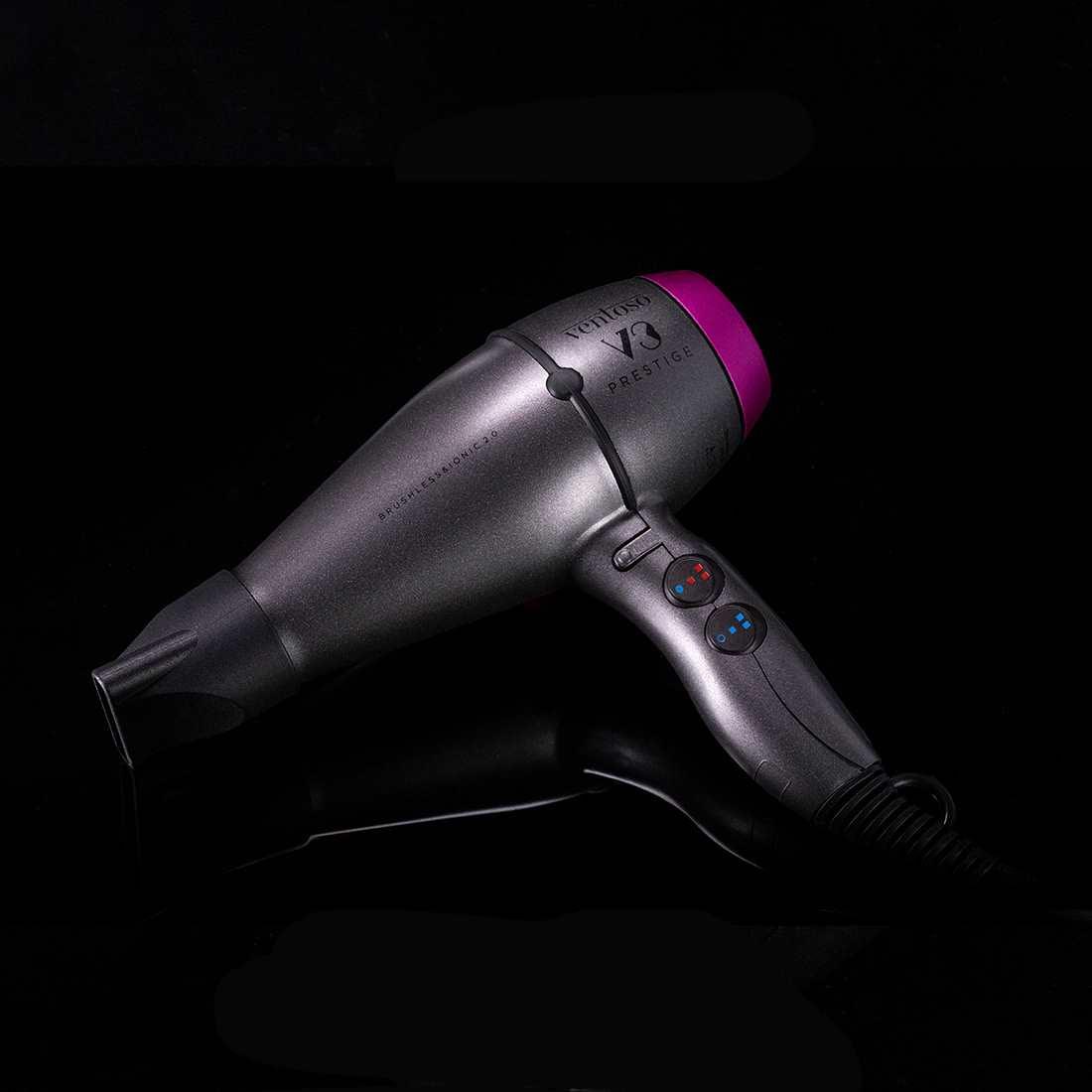 Ventoso V3 Prestige Brushless & Ionic 2.0 2500 W Profesyonel Fön Makinesi Anatolian Fuschia - Ventoso